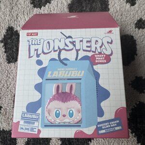 Pop Mart Labubu THE MONSTERS Wacky Series-Pinch Pendant Box MILK